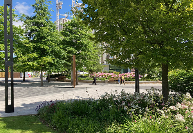 Examples of urban projects in Europe with trees as natural air conditioning, designed for metropolises, industrial estates and cities.